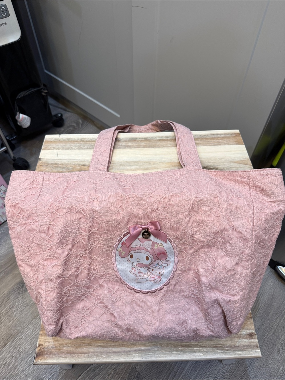 Pink My Melody Lace Tote Bag